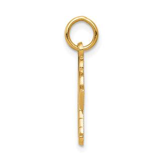 10k Yellow Gold Hockey Charm 10C183
