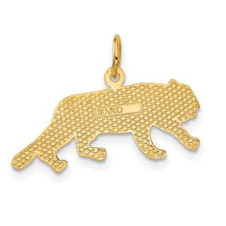 10K Yellow Gold Tiger Charm 10C1845