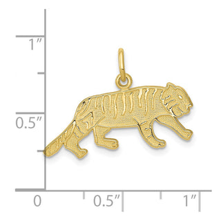 10K Yellow Gold Tiger Charm 10C1845