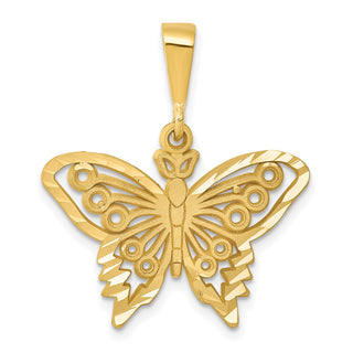10K Yellow Gold Butterfly Charm 10C1849