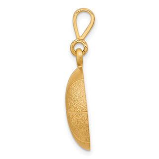 10k Yellow Gold Basketball Charm 10C185