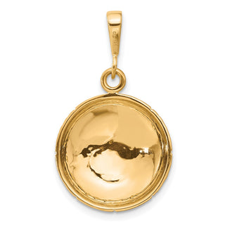 10k Yellow Gold Basketball Charm 10C185