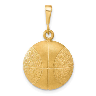 10k Yellow Gold Basketball Charm 10C185
