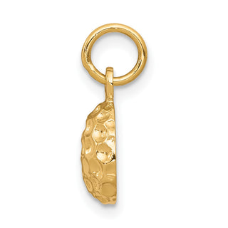 10k Yellow Gold Golf Ball Charm 10C187