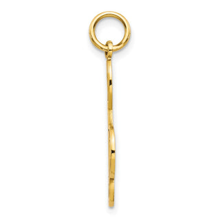 10k Yellow Gold Treble Clef Charm