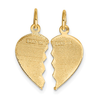 10K Yellow Gold BEST FRIEND 2 Piece Break-A-Part Charm 10C212