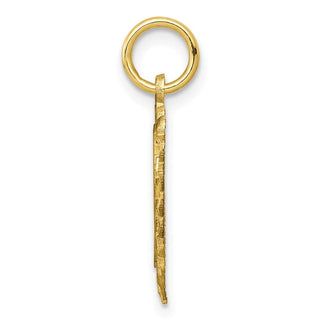 10k Yellow Gold Heart Charm 10C215