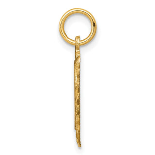 10k Yellow Gold Heart Charm 10C215