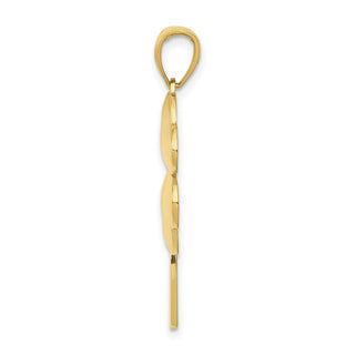 10k Yellow Gold 4-Leaf Clover Pendant 10C2199
