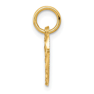 10k Yellow Gold Heart Charm 10C220