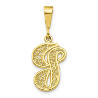10k Yellow Gold Initial G Pendant 10C242/G