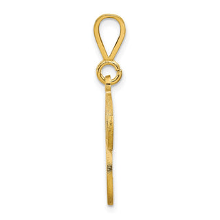 10k Yellow Gold Initial P Pendant 10C242/P