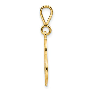 10k Yellow Gold Initial S Pendant 10C242/S