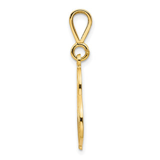 10k Yellow Gold Initial S Pendant 10C242/S