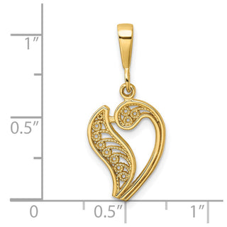 10k Yellow Gold Initial V Pendant 10C242/V