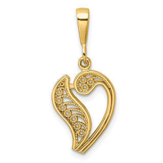 10k Yellow Gold Initial V Pendant 10C242/V
