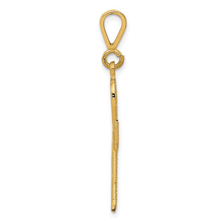 10k Yellow Gold Cross Pendant 10C290