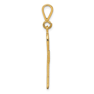10k Yellow Gold Cross Pendant 10C290