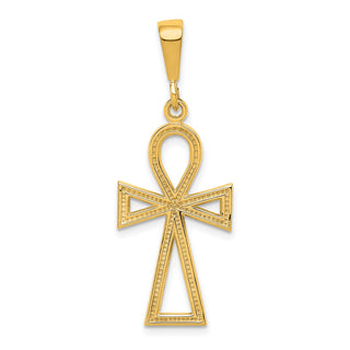 10k Yellow Gold Cross Pendant 10C290