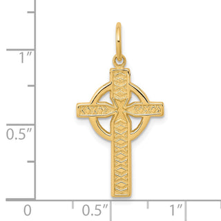 10k Yellow Gold Iona Cross Charm 10C292
