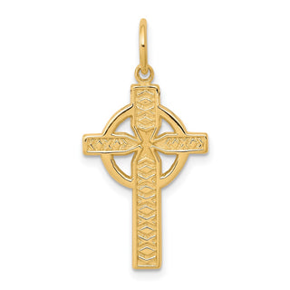 10k Yellow Gold Iona Cross Charm 10C292