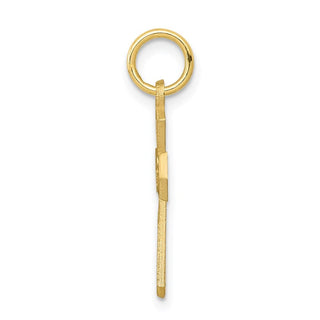 10k Yellow Gold Cross Charm