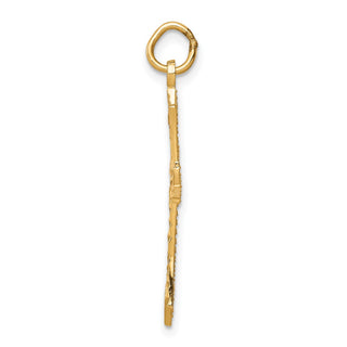 10k Yellow Gold Cross Charm 10C301