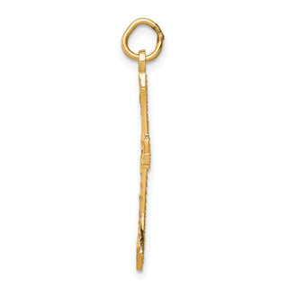 10k Yellow Gold Cross Charm 10C301