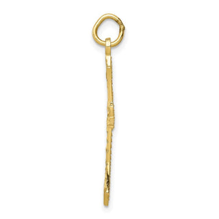 10k Yellow Gold Cross Charm 10C301