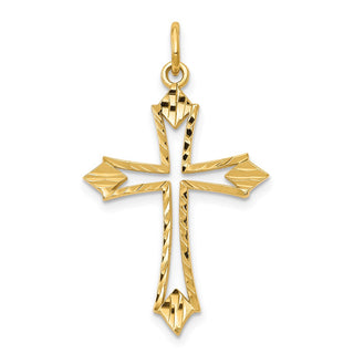 10k Yellow Gold Cross Charm 10C301
