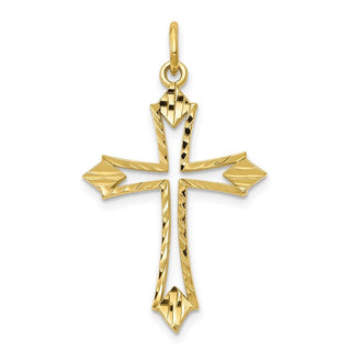 10k Yellow Gold Cross Charm 10C301