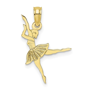 10k Yellow Gold Ballerina Pendant