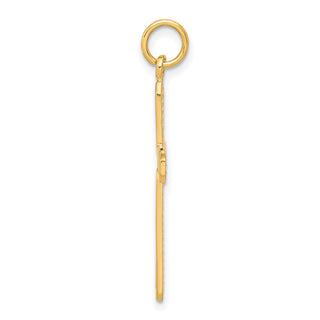 10k Yellow Gold Cross Charm 10C317