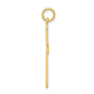10k Yellow Gold Cross Charm 10C317