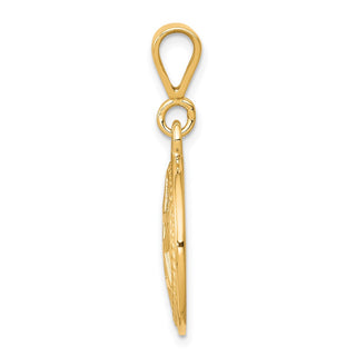 10k Yellow Gold Star Of David Pendant 10C333
