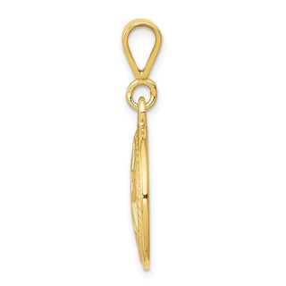 10k Yellow Gold Star Of David Pendant 10C333