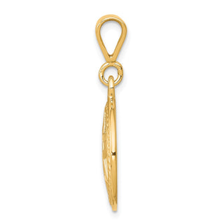 10k Yellow Gold Star Of David Pendant 10C333