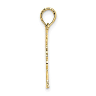 10k Yellow Gold Gymnastics Floor Pendant