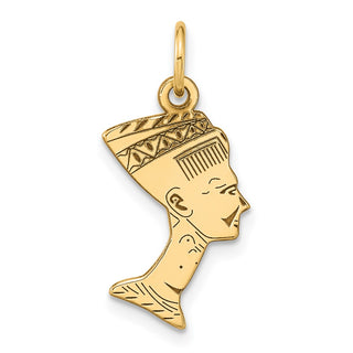 10k Yellow Gold Nefertiti Charm 10C370