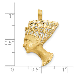 10k Yellow Gold Nefertiti Charm 10C371