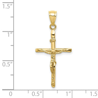 10k Yellow Gold INRI Crucifix Pendant 10C3895