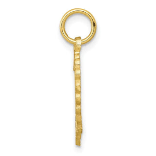 10k Yellow Gold Heart Charm 10C396