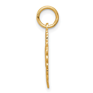 10k Yellow Gold Heart Charm 10C398