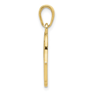 10k Yellow Gold Jewish Hand of God with Star of David Pendant Style 3993