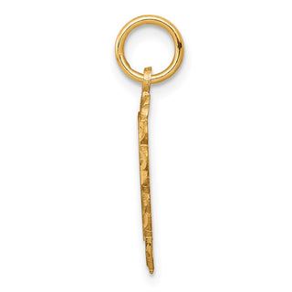 10k Yellow Gold Heart Charm 10C403