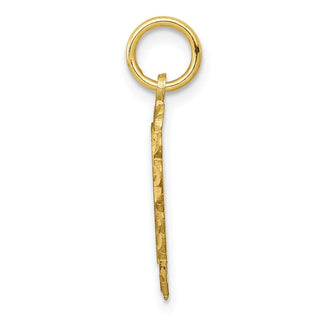 10k Yellow Gold Heart Charm 10C403