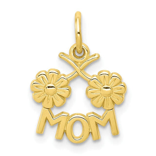 10k Yellow Gold Mom Charm 10C445