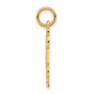 10k Yellow Gold #1 Dad Charm 10C450