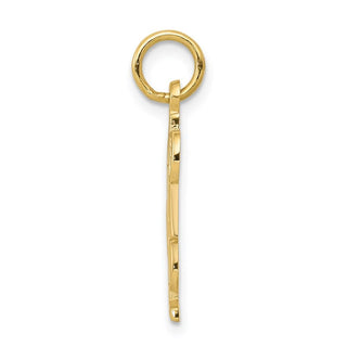 10k Yellow Gold #1 Dad Charm 10C450