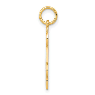 10k Yellow Gold #1 Dad Charm 10C451